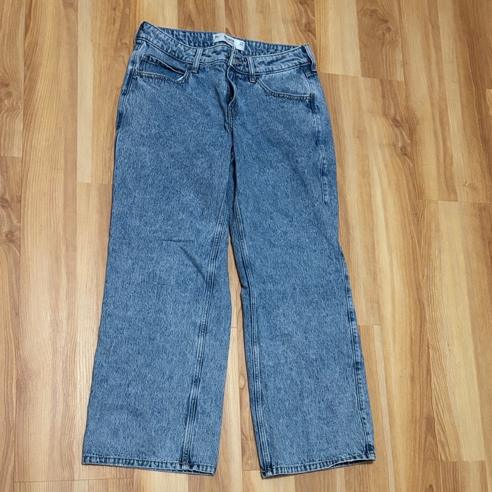 Hollistsr Blue Denim, Low Rise Baggy